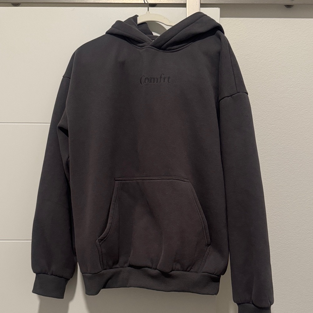 Comfrt Charcoal Gray Hoodie LG